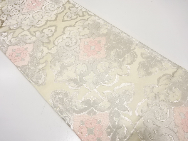 アンティーク　華紋織り出し袋帯（材料）